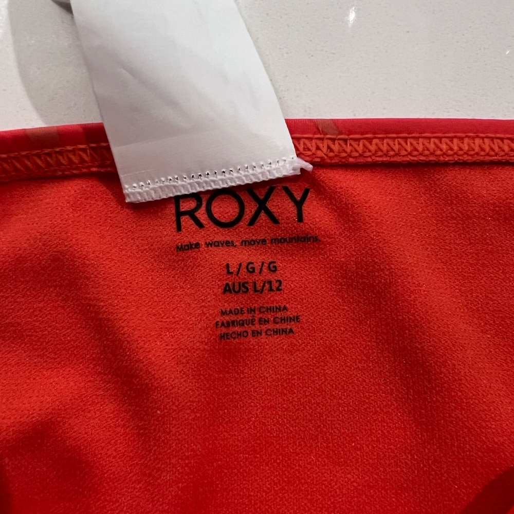 NWT Roxy Red Floral Bikini Bottom - Picture 4 of 6